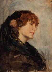 Signora veneziana dai capelli rossi